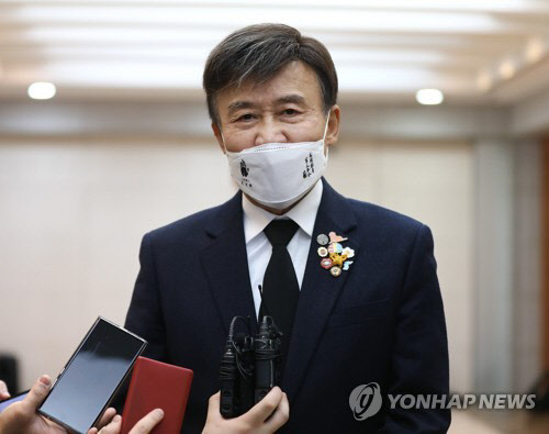 김원웅 광복회장. 연합뉴스